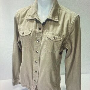 Aeropostale Women's Tan Denim Jacket